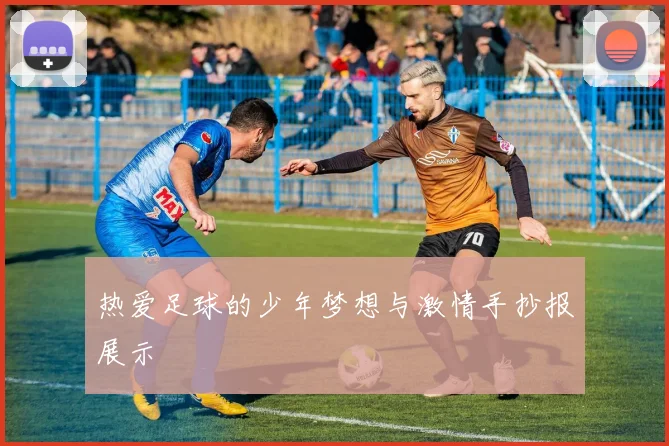 热爱足球的少年梦想与激情手抄报展示